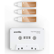 Audio Tape/Cassette Head Cleaner with 3 Cleaner Solutions