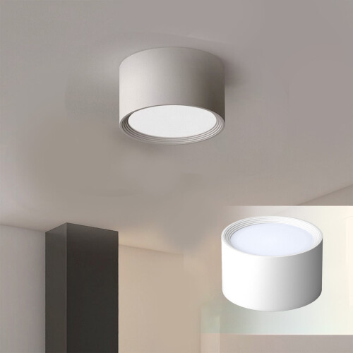 Στρογγυλό φωτιστικό οροφής με LED, σαλόνι, υπνοδωμάτιο, διάδρομο, φως οροφής, 7W,