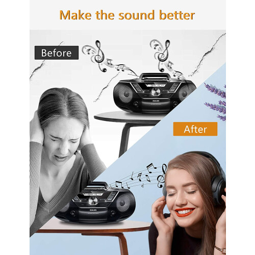 Audio Tape/Cassette Head Cleaner with 3 Cleaner Solutions 2
