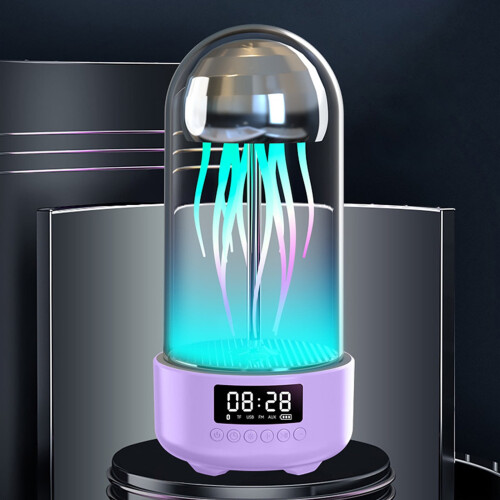 Εκπτώσεις Zeceouar! Ασύρματο ηχείο Bluetooth με φωτεινή μέδουσα, πολύχρωμο φως δόνησης, 2