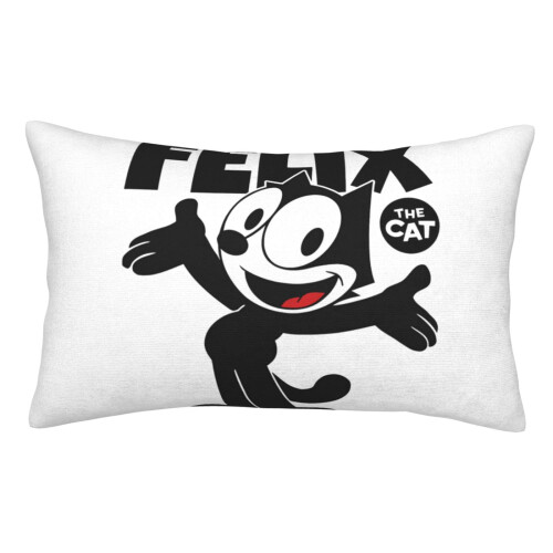 Μαξιλαροθήκες Felix The Cat, εξαιρετικά μαλακές και ζεστές χνουδωτές μαξιλαροθήκες με