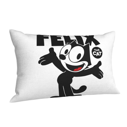 Μαξιλαροθήκες Felix The Cat, εξαιρετικά μαλακές και ζεστές χνουδωτές μαξιλαροθήκες με 1