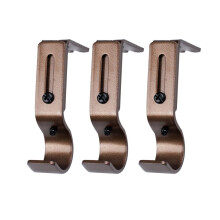 Suporte ajustável para varão de cortina, conjunto de 3 peças, acessório útil para varão de cortina, suporte para varão de cortina para casa
