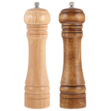 2 moulins à poivre manuels pour café en bois noir