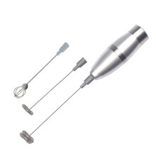 Elektrischer Milchaufschäumer und Eierquirl aus Edelstahl, ein-/zweischichtiger Bubbler-Mixer für Küche, Esszimmer und Bar, kompatibel mit Begine
