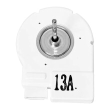 Motore per ventola CC di ricambio a basso consumo energetico per frigorifero, 12 V CC, 2,1 W, per un'installazione semplice e prestazioni migliorate.