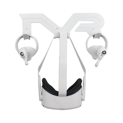 Supporto da parete con gancio per visore VR, compatibile con Vive Pro (2/1) e accessori per videogiochi. 2