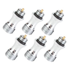 6 Stück Edelstahl-Luftventile für Airbrush-Farbspritzgeräte, Airbrush-Zubehör