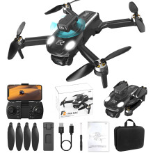 IUYT6 Drone χωρίς ψήκτρες με διπλή κάμερα, 8K HD, αποφυγή εμποδίων 360, πτυσσόμενο
