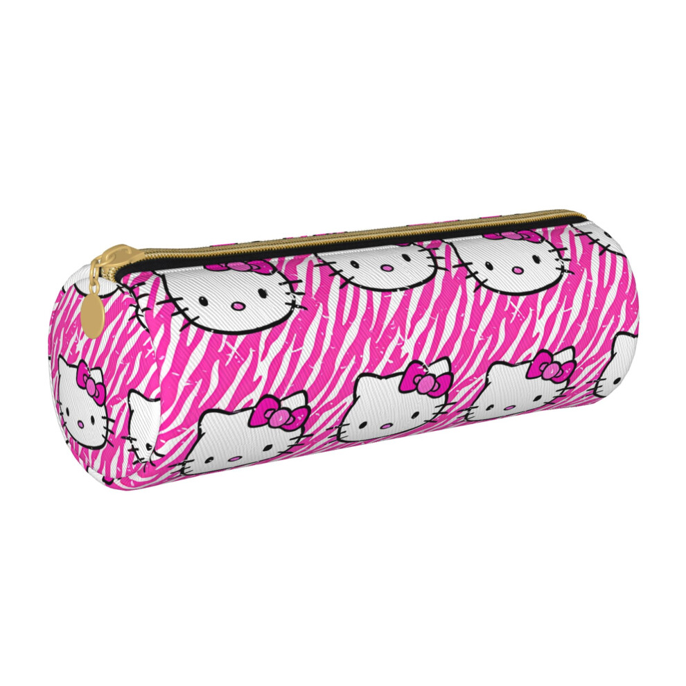 Grain Hello Kitty Pencil Case Large Capacity Pencil Bag Zippers Pen Bag With Compartments Multifunction Makeup Bag For Women