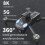 IUYT6 Drone χωρίς ψήκτρες με διπλή κάμερα, 8K HD, αποφυγή εμποδίων 360, πτυσσόμενο 2