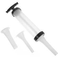 1 Set manuelle Wurstfüller, Wurstfüller, Küchen-Fleischfüllwerkzeuge (Schwarz)