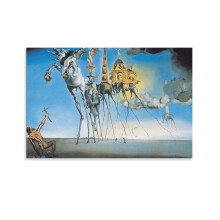 Salvador Dalí -juliste Pyhän Antoniuksen kiusaus Lahjat Kanvaasimaalaus Juliste Seinätaide Koristeelliset Kuvat Moderni sisustus 20 x 30 tuumaa