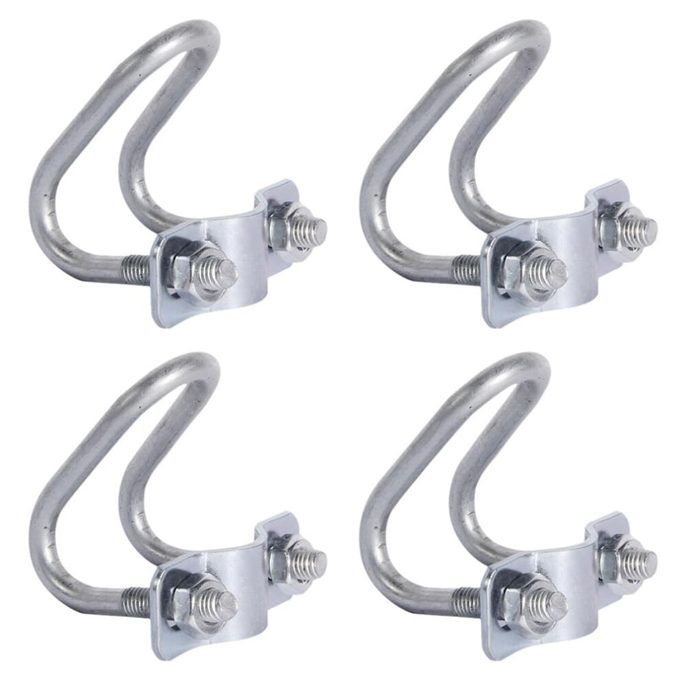 32X20mm Galvanized Ushaped Cross Pipe Clamp For Greenhouse Shelving And Tube Connection 9164114620927