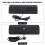 LIYJTK Μπάρα ηχείων HiFi 2.1 καναλιών 11,02", εσωτερικού/εξωτερικού χώρου, μαύρο 5