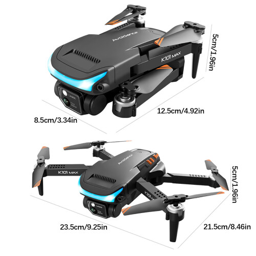 Προσφορές Cyber Monday2024: Drone Viflosae K101MAX με αποφυγή εμποδίων τριών πλευρών, κάμερα, 2