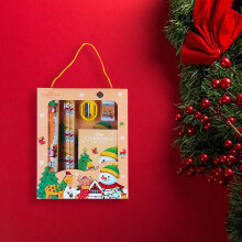 Christmas Kids Stationery Gift Set Notebook Pencils And Christmas Themed Items