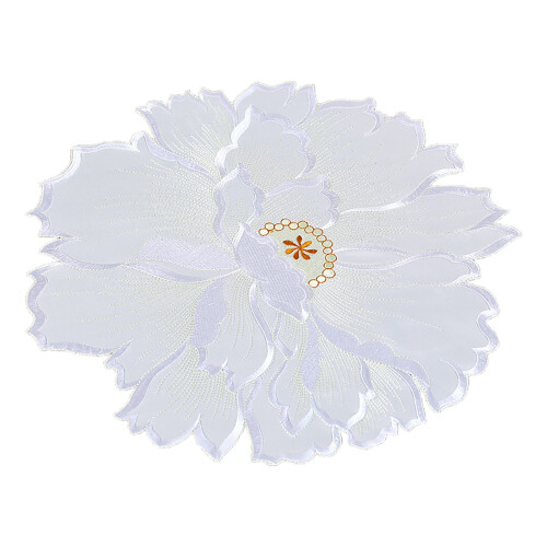 COOLL Table Doily Indeformable Wide Application Creative Flower Embroidery Lace Polyester Table Doily