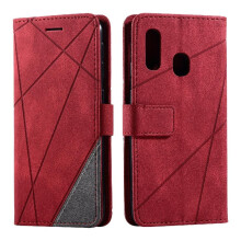 Case for compatible with Samsung Galaxy A20E Magnetic Shockproof Card Holder Kickstand Wallet Flip Folio PU Leather