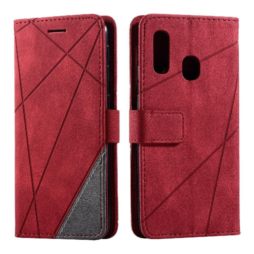 Case For Compatible With Samsung Galaxy A20e Magnetic Shockproof Card Holder Kickstand Wallet Flip Folio Pu Leather 9395123610689