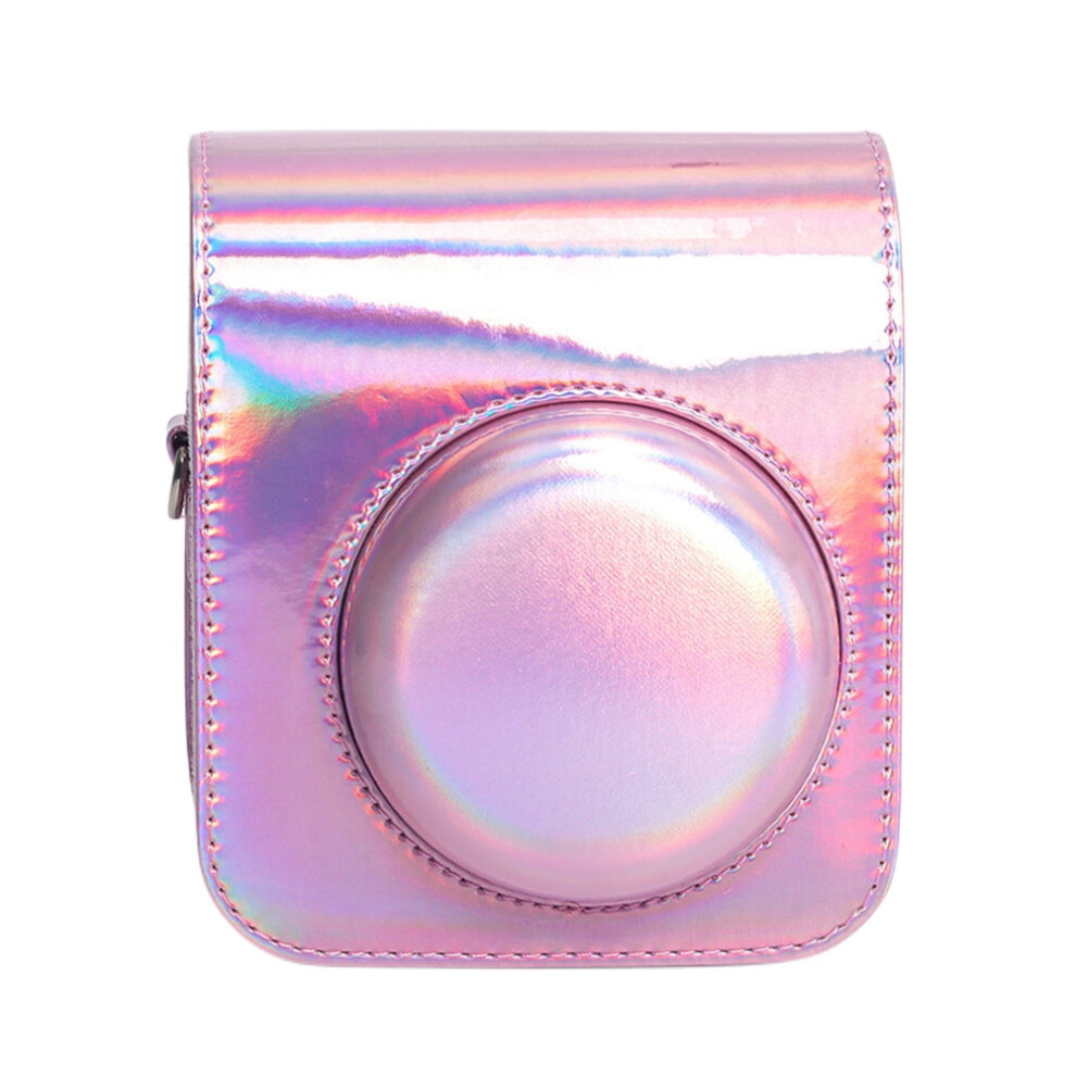 Jixopn Storage Bag Pu Leather Camera Cover Pouch For Fujifilm Instax Mini 12 (Pink) Pink 9395123610313
