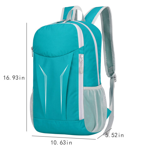 Lightweight Hiking Backpack Water, 16L Packable Daypack Foldable Small Backpack For Travel, Biking 1