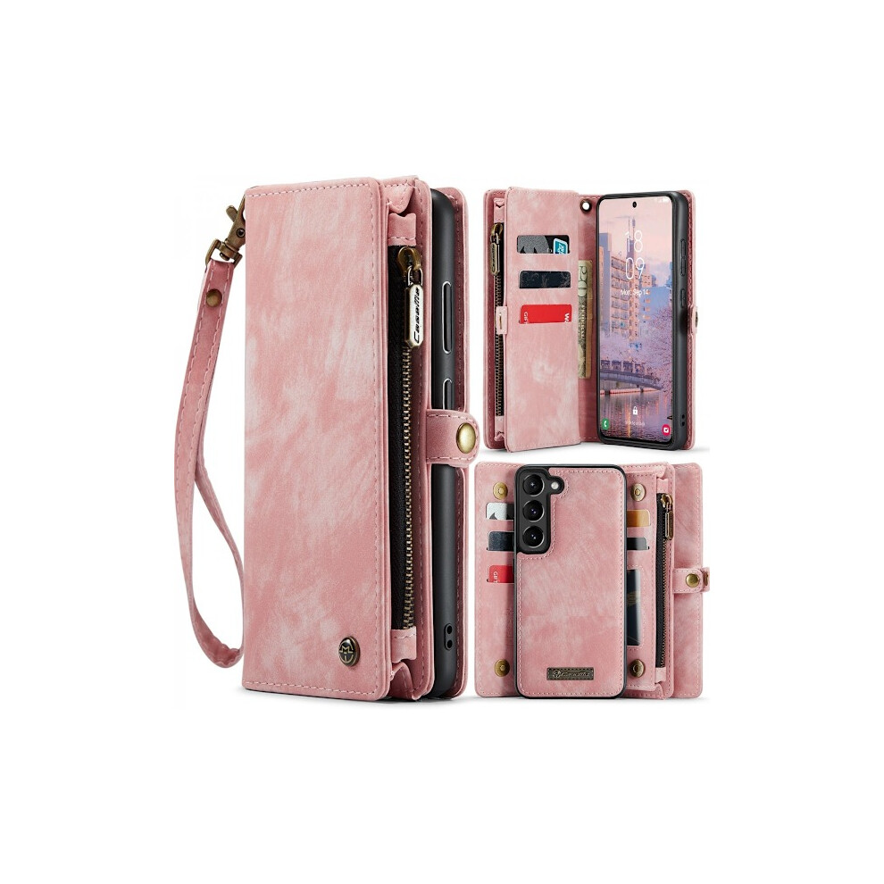 Caseme Multi-Slot 2 In 1 Wallet Case Galaxy S24 Plus Pink 9395123710709