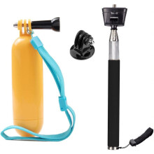 Perche à selfie flottante pour caméra d'action, compatible avec GoPro Hero 12, 11, 10, 9, 8, 7 (AKASO EK7000, Brave4V50)