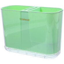 Caja de almacenamiento de cubiertos, soporte para cucharas y tenedores, palillos de cocina, contenedor de utensilios de plástico.