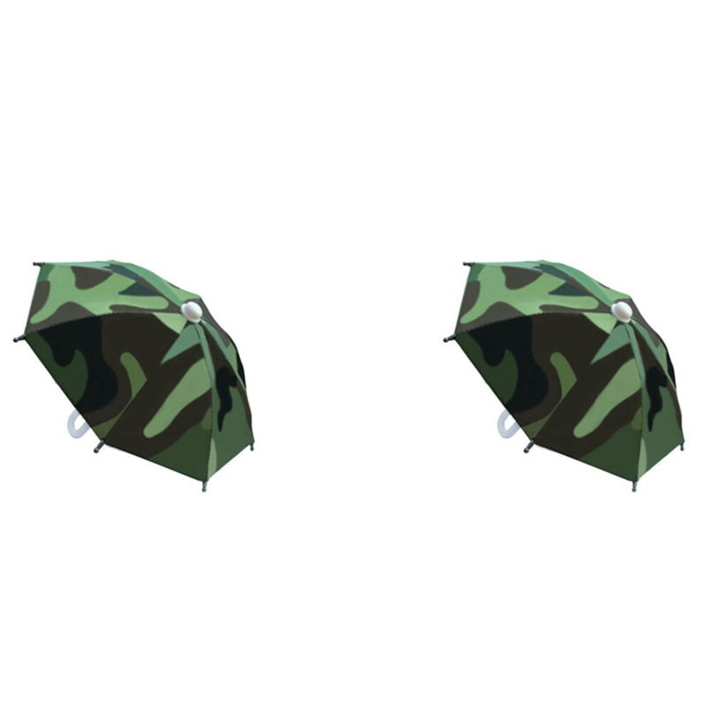 2X Mini Sunshade Umbrella Motorcycle Phone Holder Umbrella Decorative Umbrella For Bike Motorcycle Scooter E-Bike A 9395123712123