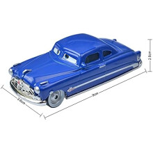 Disney Pixar Cars3 Chick Hicks Politi McQueen Mater Fabulous Hudson støpt metalllegeringsmodellbil for gutter (farge: Chick Hicks) Doc Hudson