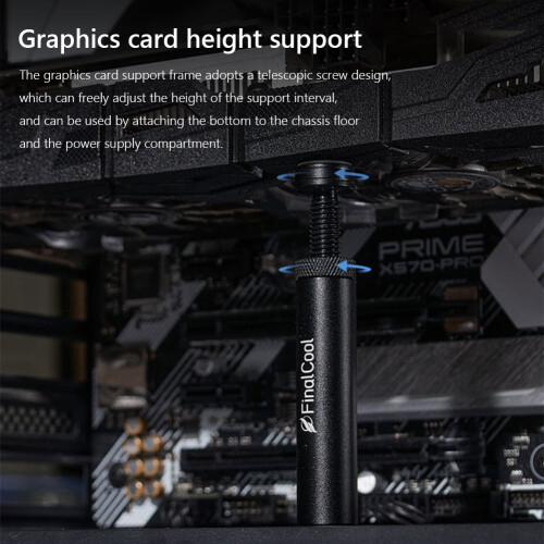 Υποστήριξη GPU Jixopn, Τηλεσκοπική περιστρεφόμενη βάση στήριξης κάρτας γραφικών, 1