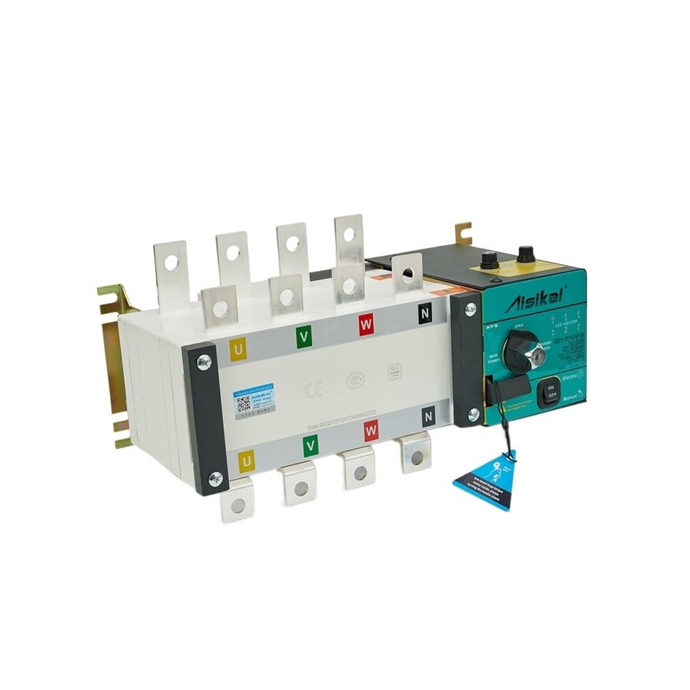 4P 100A Dual Power Automatic Transfer Switch For Generator, Continuous Power Supply 400V Ats 9113335018143