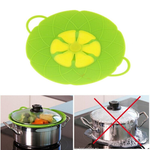 Couvercle anti-surcuisson en silicone / multi-couvercles - Vert Vert[JUN] Vert Vert