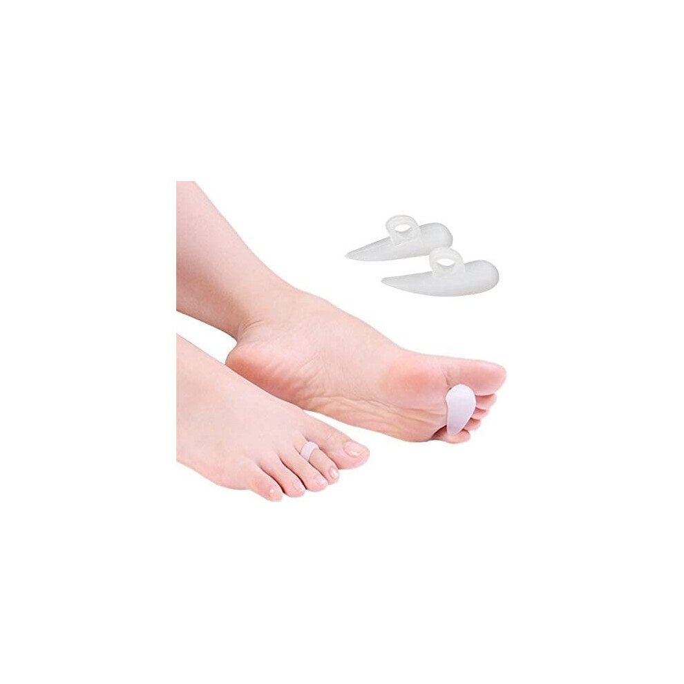 4 Pairs Hammer Toe Cushions - Gel Pads for Claw, Mallet, Crooked Toes - Temporary Corrector & Straightener