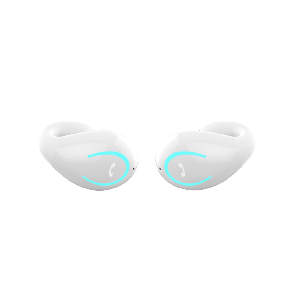 Apmemiss Bluetooth Headset Clearance Bluetooth Earphone Ring Clip Ear To Ear Stereo Non In Ear Smart Earphones Warehouse Clearance 9395123714400