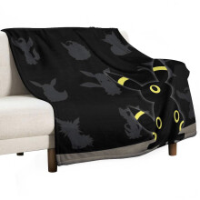 Couverture Umb_reon Queen Size, en flanelle peluche ultra douce et légère, idéale pour décorer canapé et lit, toutes saisons, 101 x 127 cm (40 x