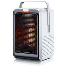 Fuebueo Mini Heater, 1000W Small Space Heater, Ceramic Portable Heater Fan, Ideal for Home/Dorm/Office/Kitchen