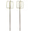2 Pcs Stirring Rod Electric Tool Accessories Hand Mixer Handheld Mud Alloy 1