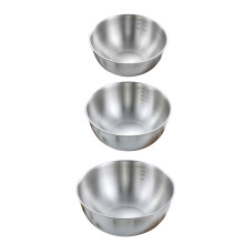 YOBOLK Clearance Kitchen Organizers & Storage, Rust-Proof Steel, Luxury Thickened Multi-functional Stainless Steel Basin Set (Compatible with Soup &
