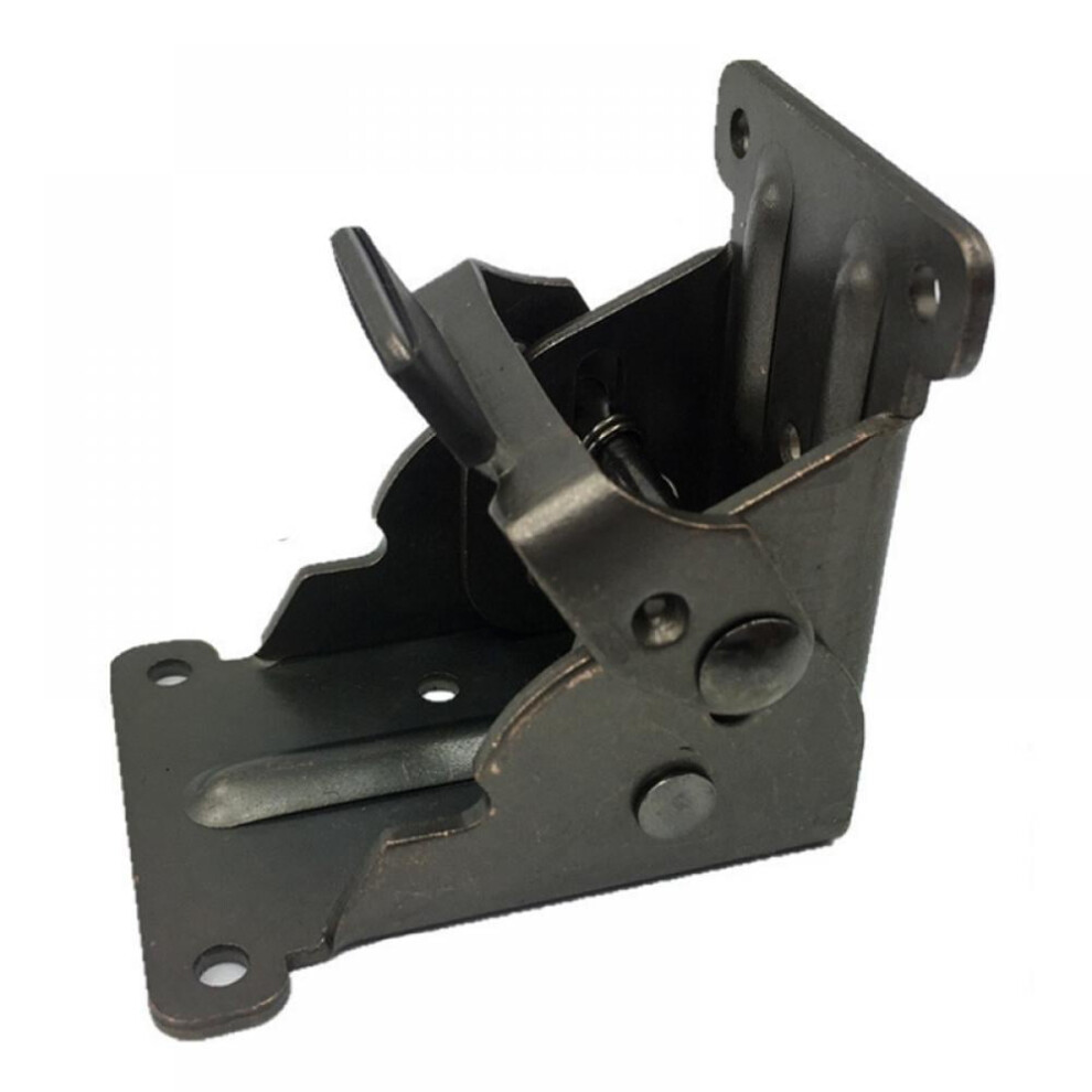 4 Pcs Foldable Bracket, 90 Degrees Self-Lock Hinge Hardware With Screws Lock Extension Support For Table Bed Leg, Workbench Kitchen Laundry Room 9110895157480