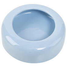 Jibingyi 1PC Ceramic Pet Bowl Flat Water Bowl Drinking Bowl Feeder for Dogs Cats Exotic Shorthair (Sky-blue)