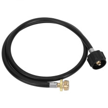 Propane Hose BBQ Camping Stove BBQ Grill 1.2m Hose Propane Gas Hose Tank Adapter Converter Pipe
