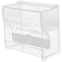 Rutin Chicken Automatic Food Feeder Acrylic Parrot Bird Feeder Clear Food Holder Feeding Trough