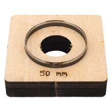 50mm Round Leather Punch Cutting Die, Stainless Steel Craft Mold for Leather & Plastic, Durable Circular Cutter with compatible with Sharp Edge