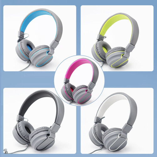 Viflosae Stereo Gaming Headset, Noise Canceling Over-Ear with Microphone, Compatible with Computer Electronics Gadgets
