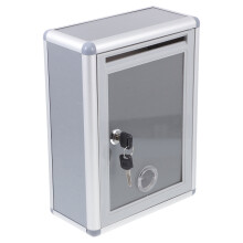Suggestion Box The Office Decor Mailbox Lockable Supplies Metal Major Aluminum Alloy