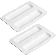 Voiceine 2 Pcs Toaster Covers 2 Slice Toaster Cover Breakfast Maker Covers Silicone Toaster Dust Covers Bread Maker Lid