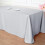 Nappe rectangulaire BalsaCircle 90 po x 132 po en polyester argentée 6