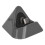 ZPSHYD Laddningsbas för Switch, Bärbar ABS Triangulär Docka med Typ-C Metallunderdel för Switch/Lite (Grå) 2